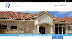 Desktop Screenshot of dwfdental.com